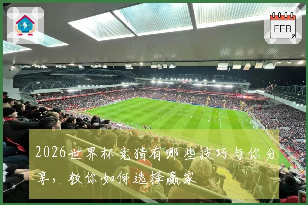 2026世界杯竞猜有哪些技巧与你分享，教你如何选择赢家